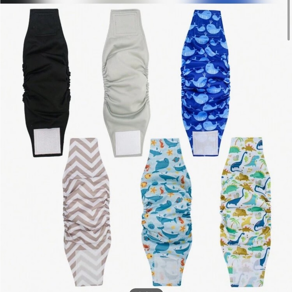 Dog belly bands 6 pack